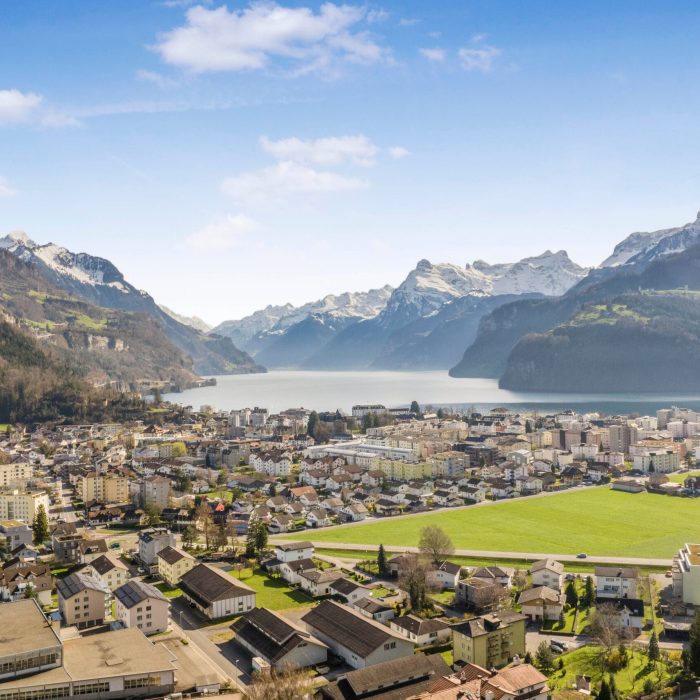 3.5 Zimmerwohnung mit Panoramaaussicht in Brunnen 5 Eigentumswohnung mit Aussicht und Wellness, Immobilie Brunnen, Wohnung mit Seesicht