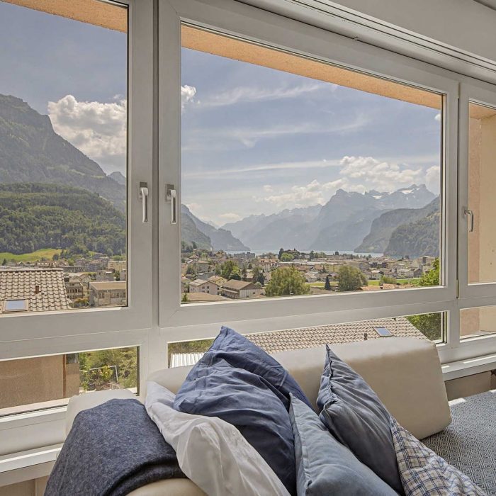 3.5 Zimmerwohnung mit Panoramaaussicht in Brunnen 10 Eigentumswohnung mit Aussicht und Wellness, Immobilie Brunnen, Wohnung mit Seesicht