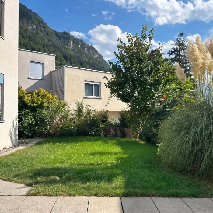 Gartenwohnung in Flüelen, Mietwohnung, Wohnung mit Seesicht