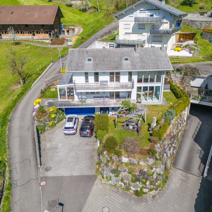 Einfamilienhaus, Wohnen mit Aussicht, Immobilie Uri, Flüelen