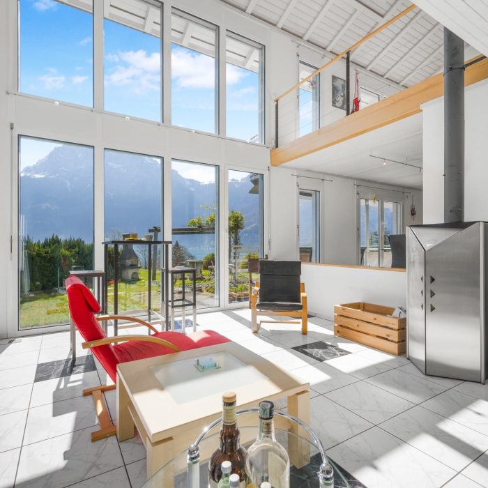Einfamilienhaus, Wohnen mit Aussicht, Immobilie Uri, Flüelen