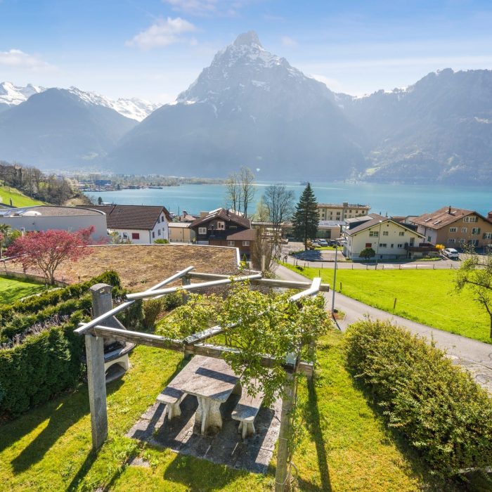 Einfamilienhaus, Wohnen mit Aussicht, Immobilie Uri, Flüelen
